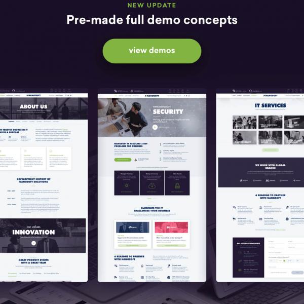 Pre-made full demo concepts